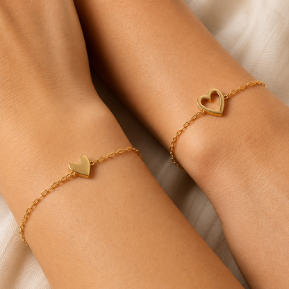 Twin Hearts Bracelet