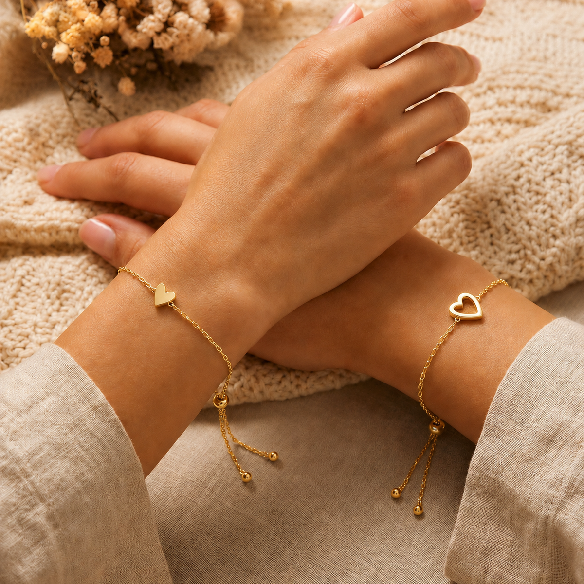 Twin Hearts Bracelet