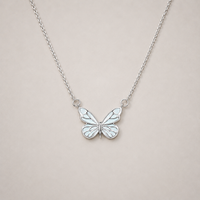 Luminous Butterfly Necklace