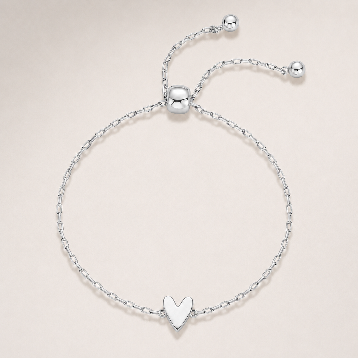 Twin Hearts Bracelet Set